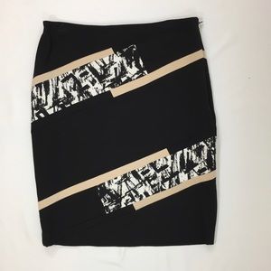 WHBM Ponte Color Block Pencil